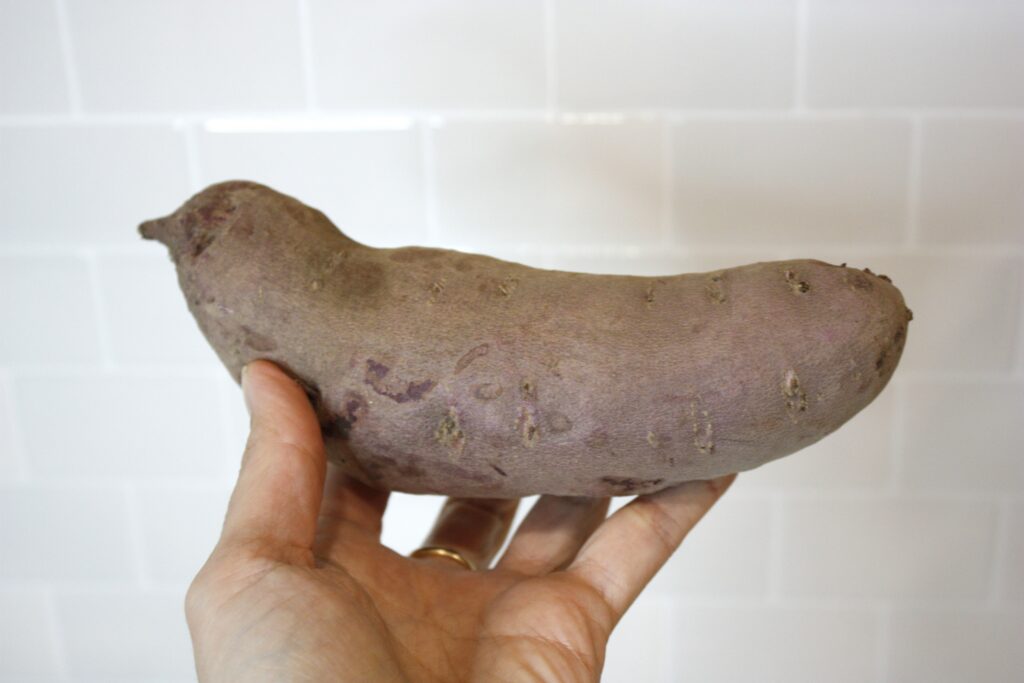 a purple sweet potato