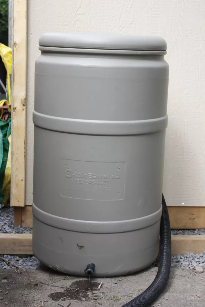 Rain barrel kit from rainbarrel.ca